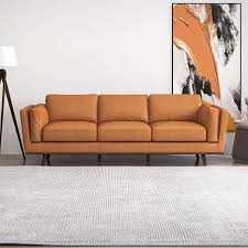 Chase Tan Leather Sofa By Ashcroft