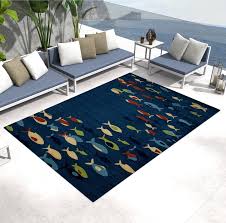 carpet seaport coastal fish area rug