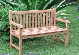 Simple Wooden Garden Bench