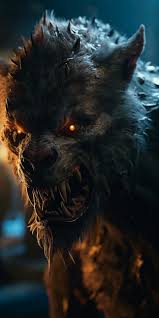 premium ai image werewolf in the dark