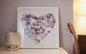 Diy Heart Mini Photo Collage Heart