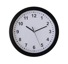 Clock Safe Black 250mm Sandleford