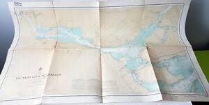 Details About Vintage Canada Nautical Chart Map 1969 Ottawa River Lac Saint Louis Carillon Qc