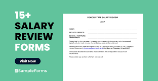 free 15 salary review forms in pdf