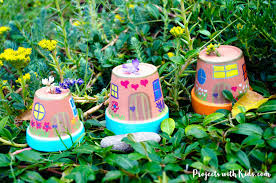 easy painted fairy houses for the