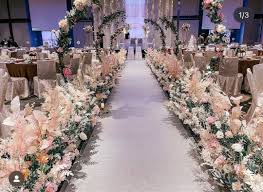 wedding carpet white aisle runner in