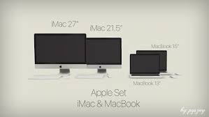 apple computers set by pyszny liquid sims