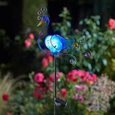 Solar Powered Peacock Led Stake Light