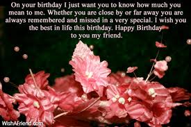 Birthday Greetings For Friends via Relatably.com