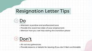 how to write a resignation letter a