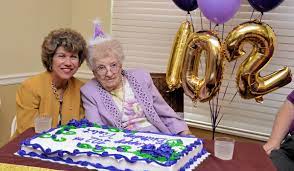 A game of giant jenga or cornhole can be such a fun addition to an outdoor party, or bring the laughs around the table with apples to apples. Violet Hyde Celebrated Her 102nd Birthday Party With Local Mayor Brookdale Senior Living Newsroom