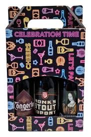 belgian dark beer bottle gift box