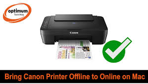 canon printer offline to on mac