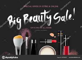 big beauty cosmetics banner for