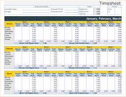 Time Tracking Spreadsheet Collections Excel Template Employee