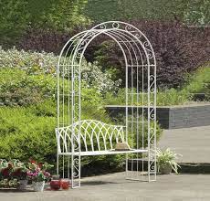 Cast Iron Arch Garden Bench
