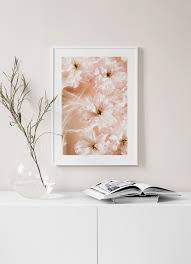 Reflective Flowers No1 Poster Flower