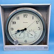 Westclox 49832 Indoor 2foutdoor Clock
