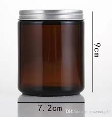 250ml Amber Glass Jar Wax Cream