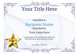 Free Certificate Templates Simple To Use Add Printable Badges Medals