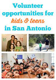 volunteer opportunities for kids and