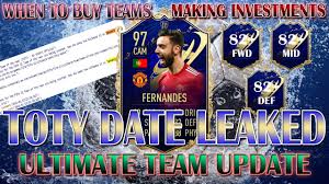 Regardless of your team of choice, it is looking like fifa 21 may present us with the best career mode seen in years. Fifa 21 Ultimate Team Update Ea Leak Toty Release Date Market Buying Teams Leaks Fut21 Youtube