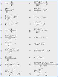 Exponents And Logarithms Worksheet