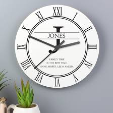 Personalised Wooden Wall Clocks
