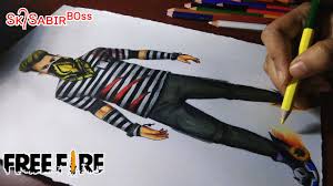 Hd wallpapers and background images. Sk Sabir Boss Drawing Free Fire Novocom Top
