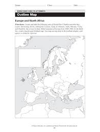World war 2 europe and north africa map. World War Ii And Its Aftermath Outline Map Pages 1 6 Flip Pdf Download Fliphtml5