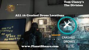 all 16 crashed drone locations tom