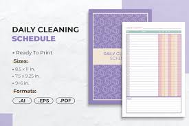 daily cleaning schedule 2265719
