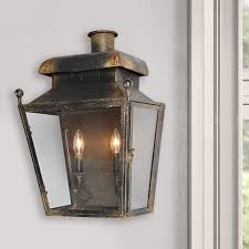 Rustic Wall Sconce Lantern Antique