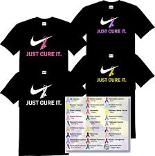 Just Cure It Awareness Multiple Cancers Colors Gildan Dryblend Black Shirt