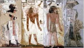 Image result for egypt paintings different races
