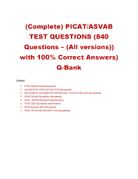 picat asvab test questions 840