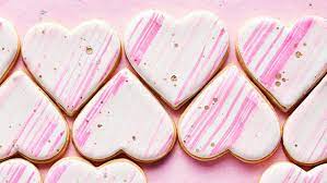 Heart Iced Cookies gambar png