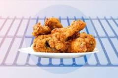 How do you make leftover chicken tenders crispy again?