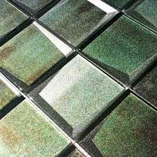Green Glass 3d Mosaic Tile Kitchen
