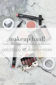 affordable makeup haul colourpop
