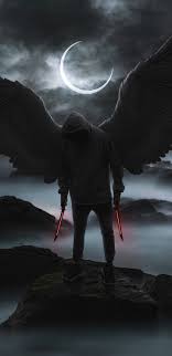 Find black hoodie pictures and black hoodie photos on desktop nexus. 1440x2960 Black Hoodie Boy Angel 4k Samsung Galaxy Note 9 8 S9 S8 S8 Qhd Hd 4k Wallpapers Images Backgrounds Photos And Pictures
