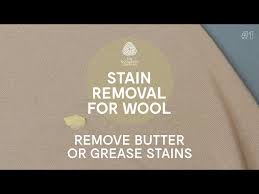 how to remove stains from wool clothes