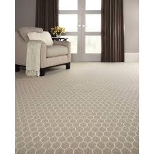 27 oz wool pattern installed carpet