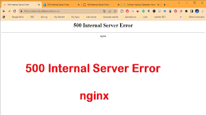 500 internal server error nginx you