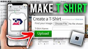 how to make a t shirt in roblox mobile