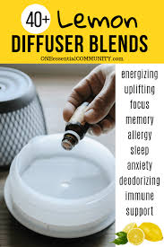 I'll be the first to admit i'm kind of a diffuser junkie. Lemon Diffuser Blends Free Printable One Essential Community
