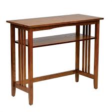 Sierra 36 Inch Foyer Table In Ash Brown