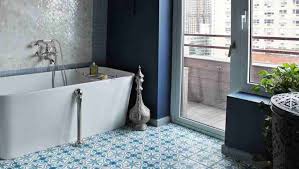 Will that design look good or will it look like a room that has no end to it and no focus? Use Small Size Tiles To Make The Bathroom More Colorful Barana Tiles