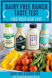 This is another ranch dressing that i hadn't heard of before doing my research. Dairy Free Ranch Taste Test Eating Gluten And Dairy Free