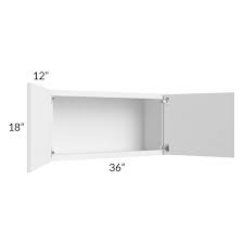 Portland White 36x18 Wall Cabinet